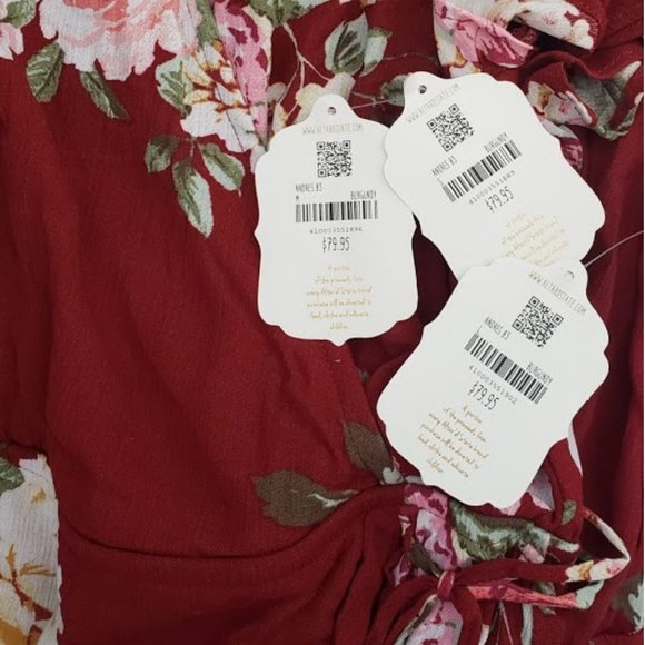 NEW Altar'd State High/Low Tate Maxi Dress - SMALL & MEDIUM left only! - Picture 7 of 10